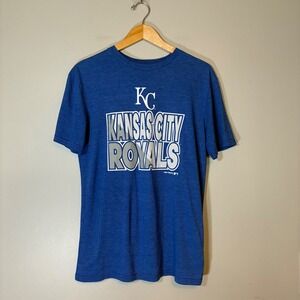 Team Athletics Kansas City Royals MLB Graphic T-Shirt Blue XL 18/20